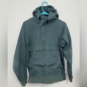 Nike SB Jacket Skateboarding Everett Anorak Men's Size small Green/Grey Hoodie